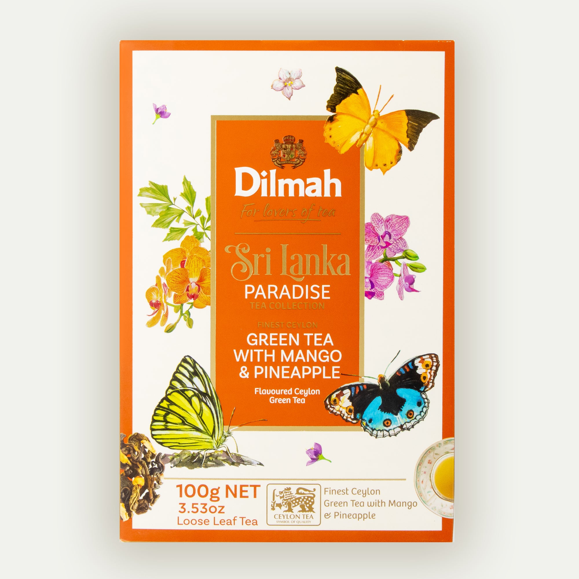 Dilmah Paradise Mango & Pineapple Ceylon Green Tea - Loose Leaf 100g