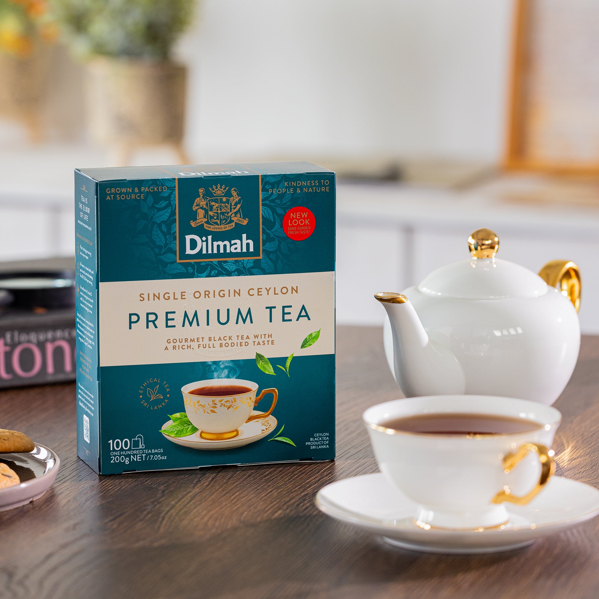 Premium Ceylon Black Tea-100 Tea Bags With Tag