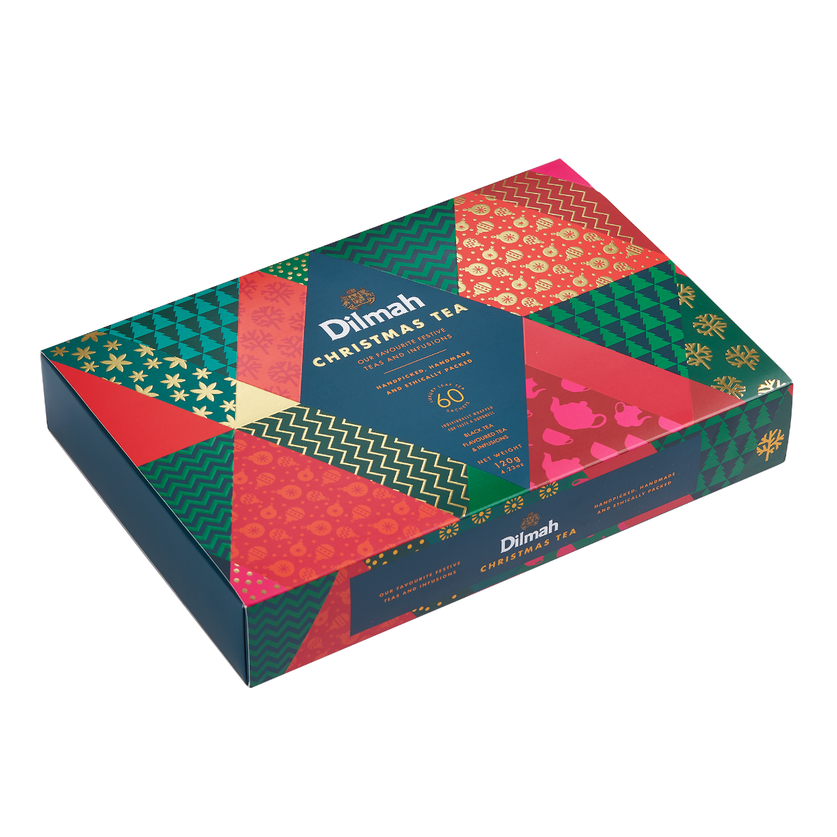 Dilmah Christmas Tea Variety Gift Pack-6x10 Individually Wrapped Tea Bags
